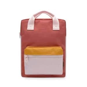 rugzak colorblock vintage pink Engelpunt