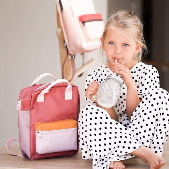 Backpack Colorblock – Vintage Pink - Image 3